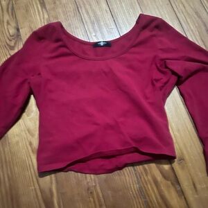 Elegant Red Women's Top